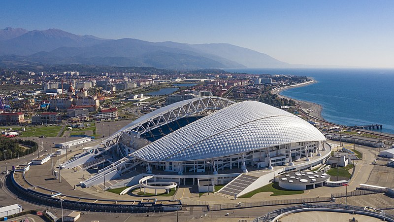 Sochi adler aerial view